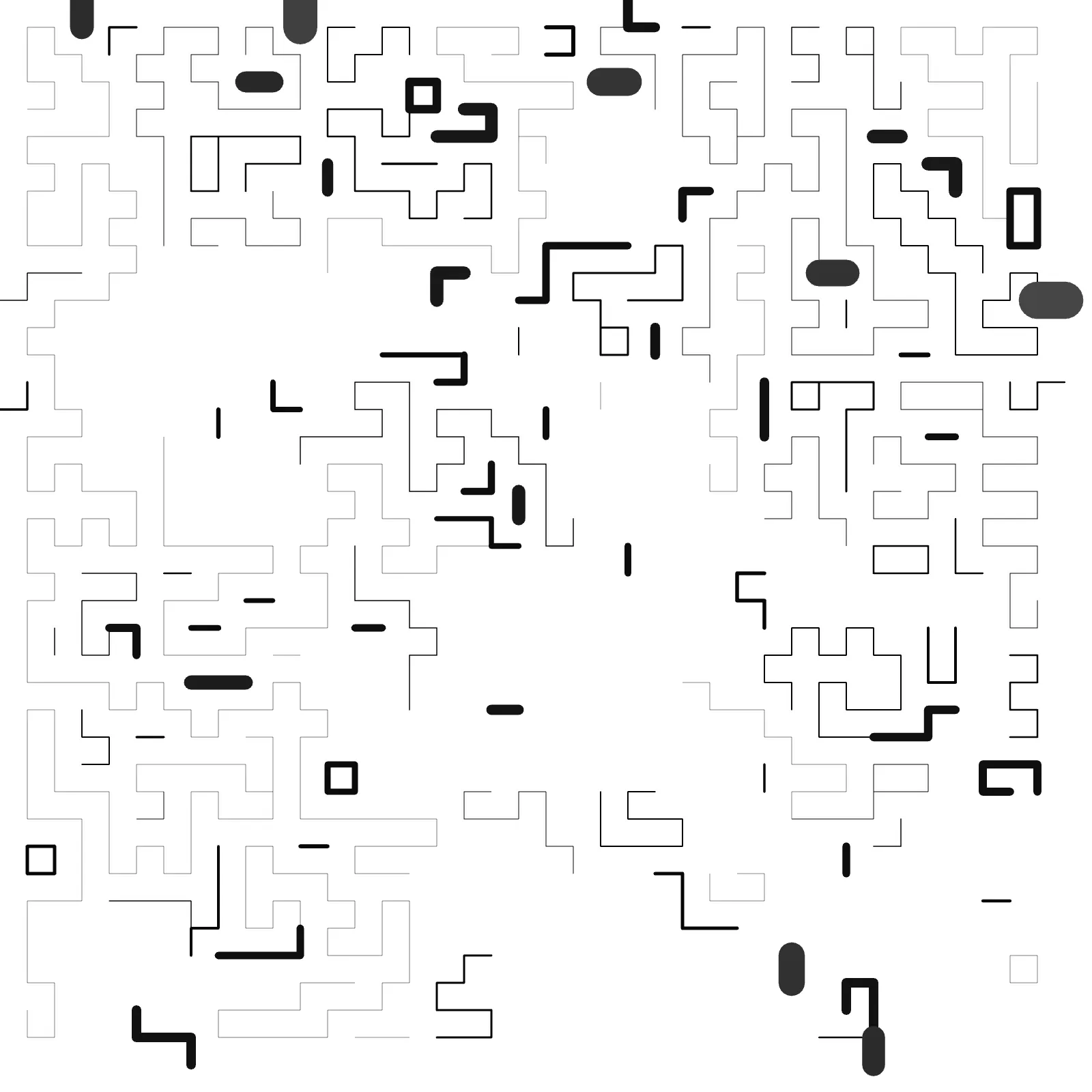 Randomized self-avoiding walker at various densities