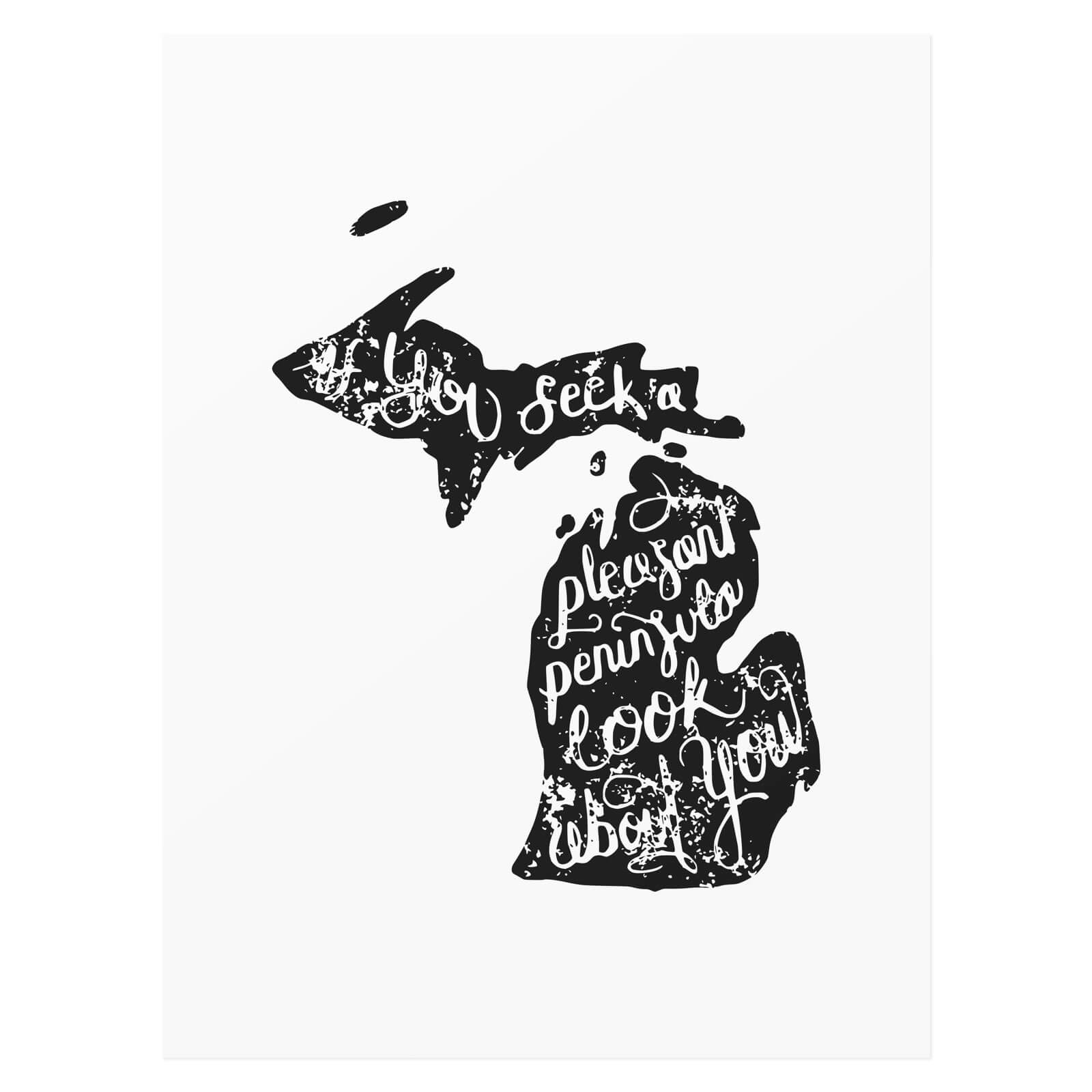 Michigan — If you seek a pleasant peninsula, look about you